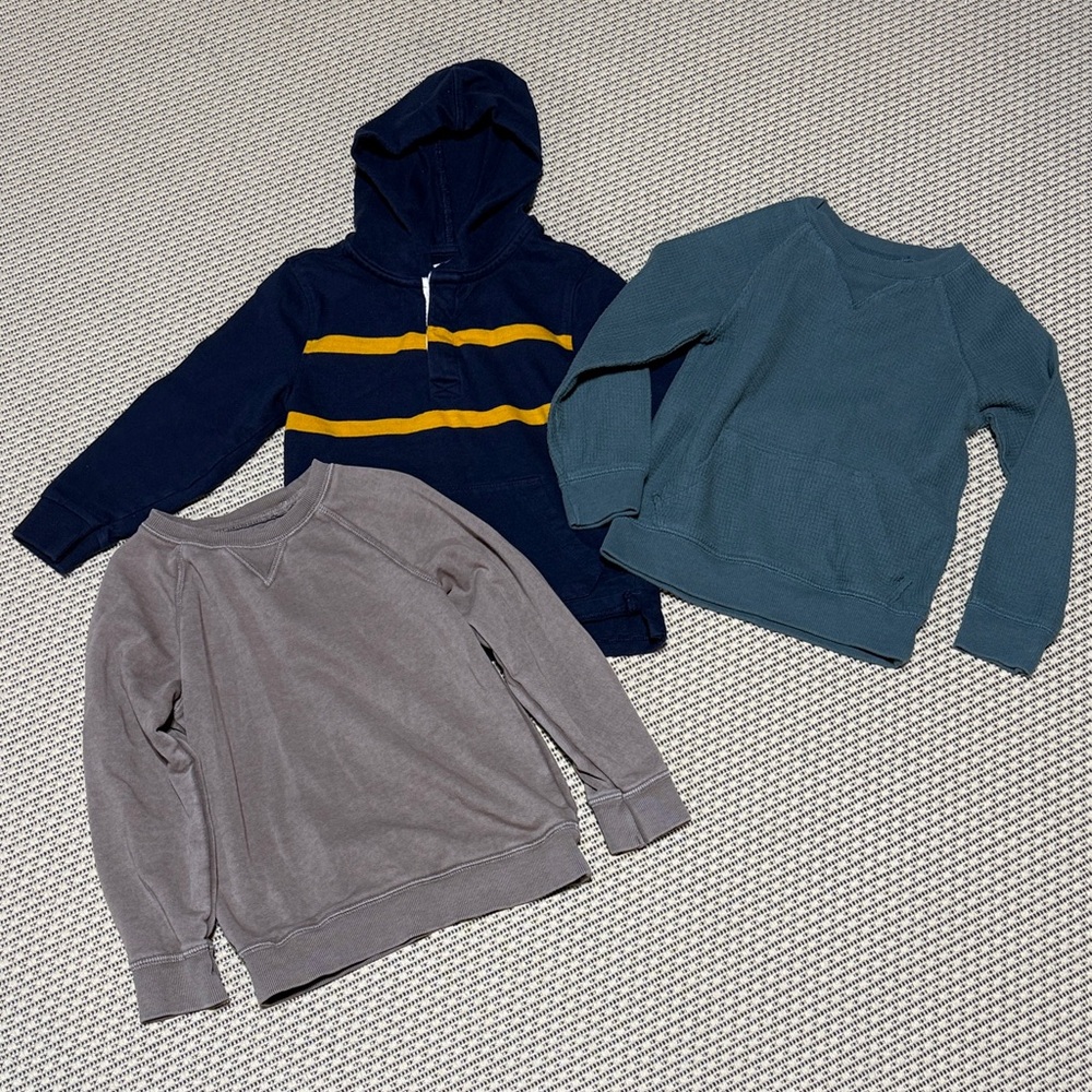 5T Old Navy Boys' Shirts - Sage, Brown, Navy